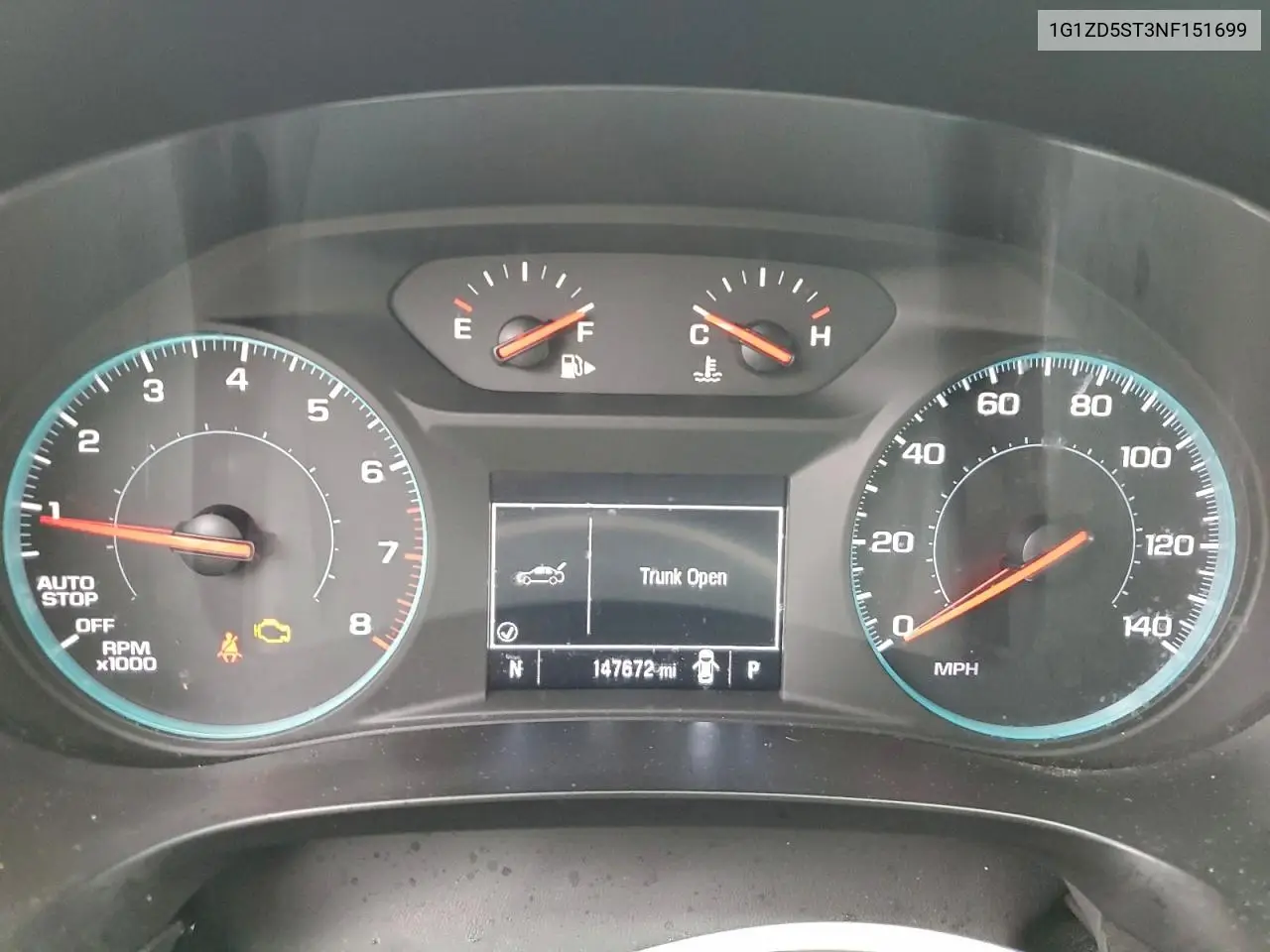1G1ZD5ST3NF151699 2022 Chevrolet Malibu Lt