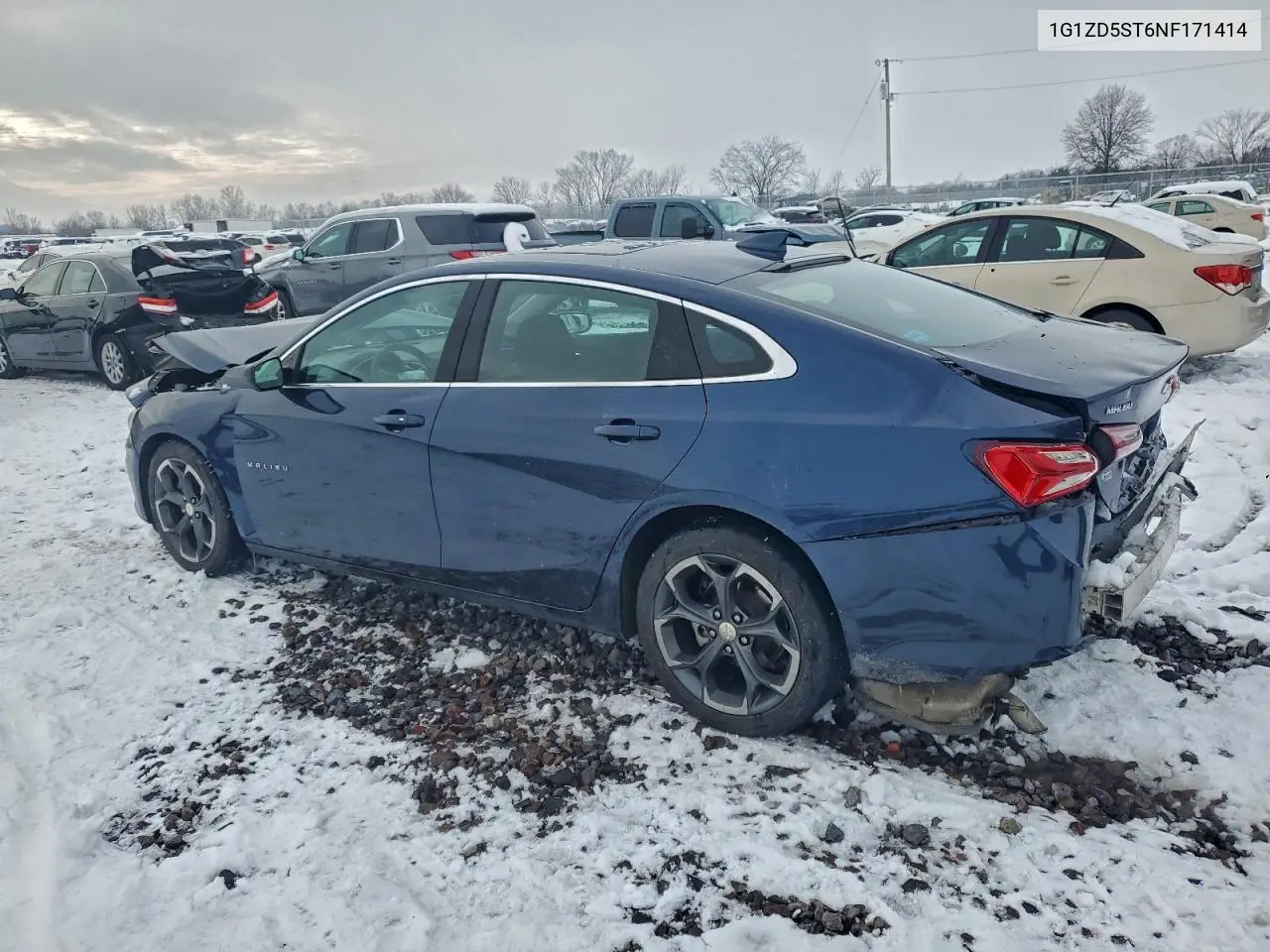 1G1ZD5ST6NF171414 2022 Chevrolet Malibu Lt