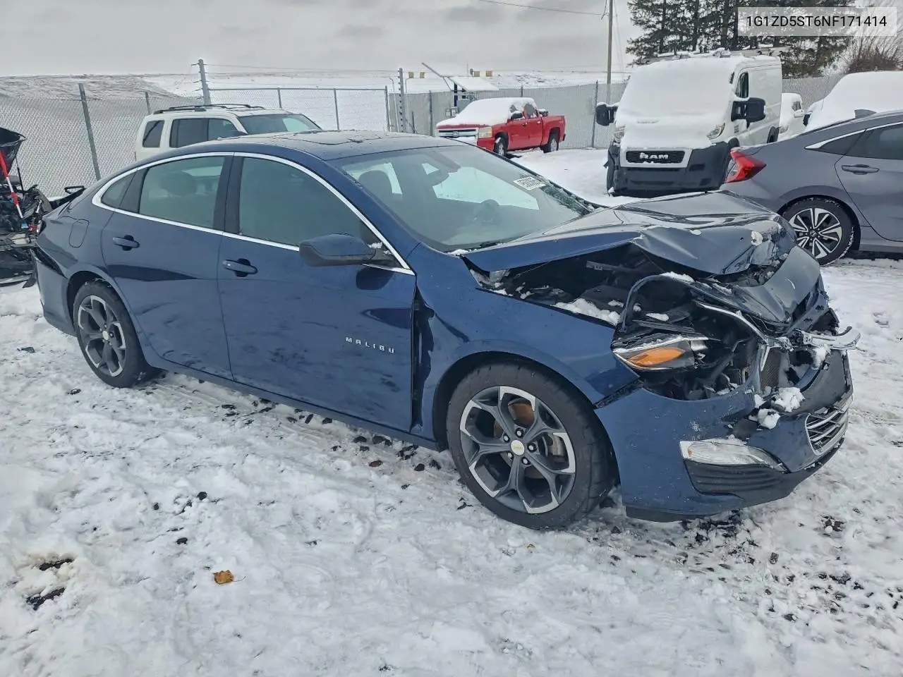 1G1ZD5ST6NF171414 2022 Chevrolet Malibu Lt