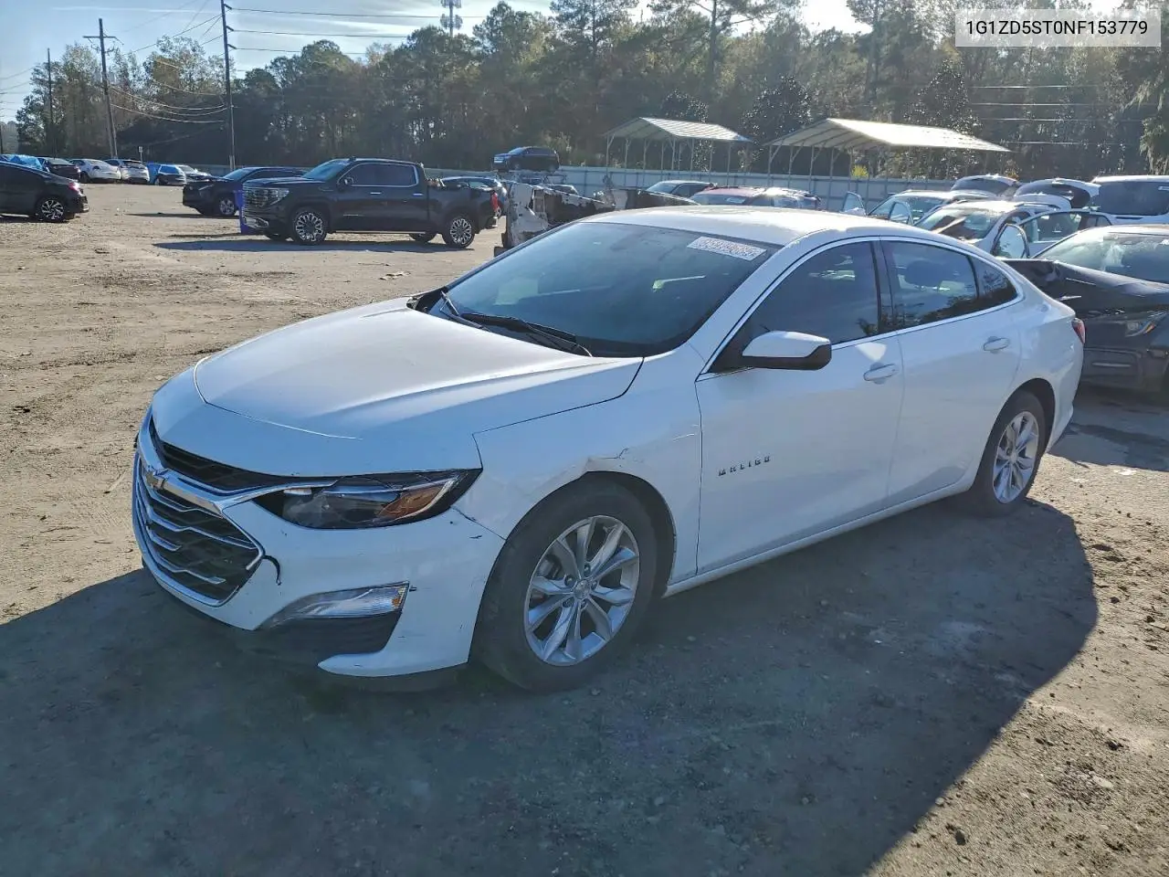 1G1ZD5ST0NF153779 2022 Chevrolet Malibu Lt