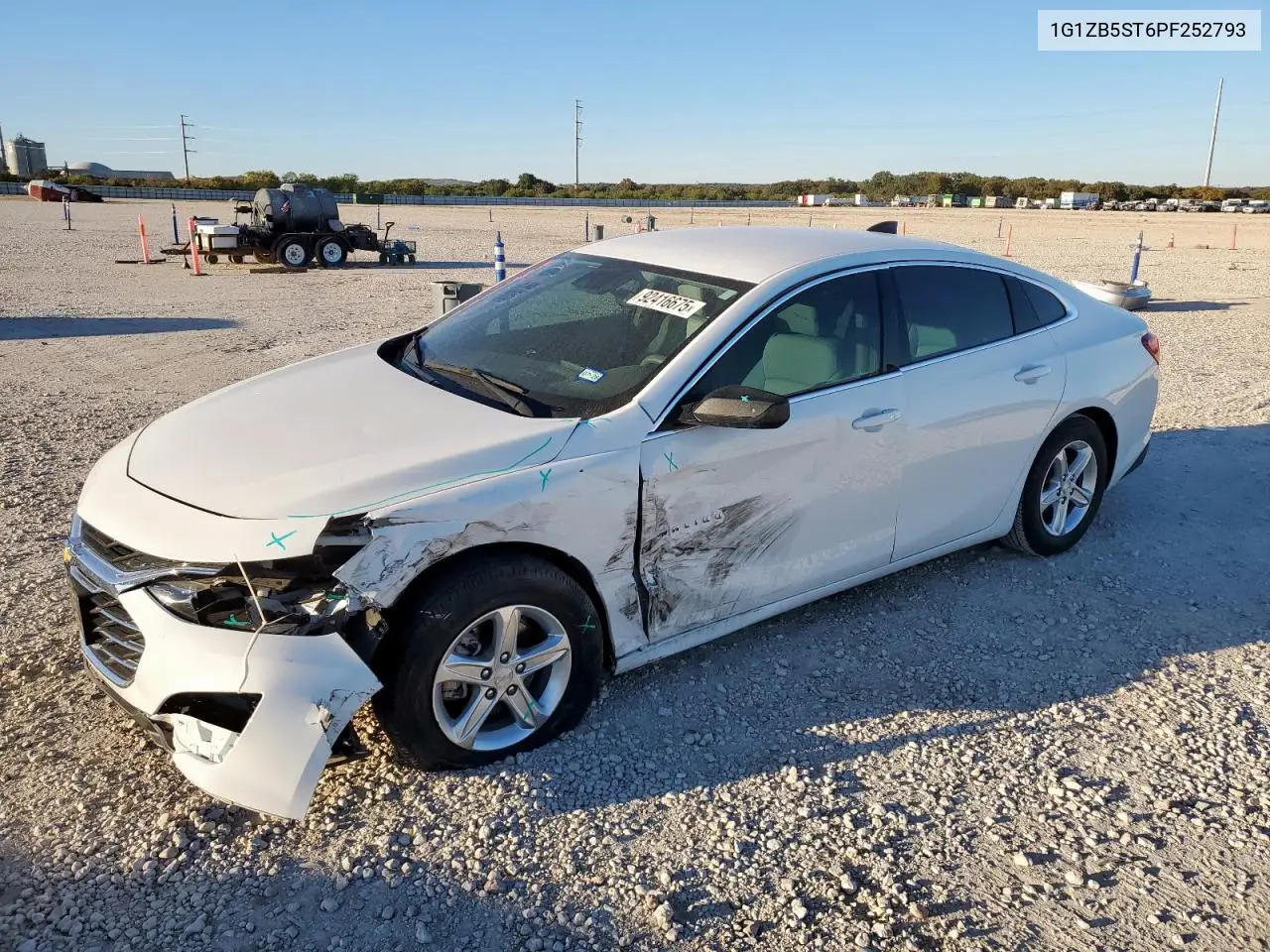 1G1ZB5ST6PF252793 2023 Chevrolet Malibu Ls