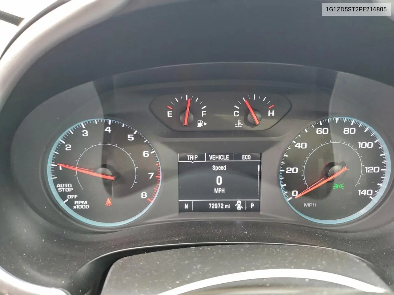 1G1ZD5ST2PF216805 2023 Chevrolet Malibu Lt