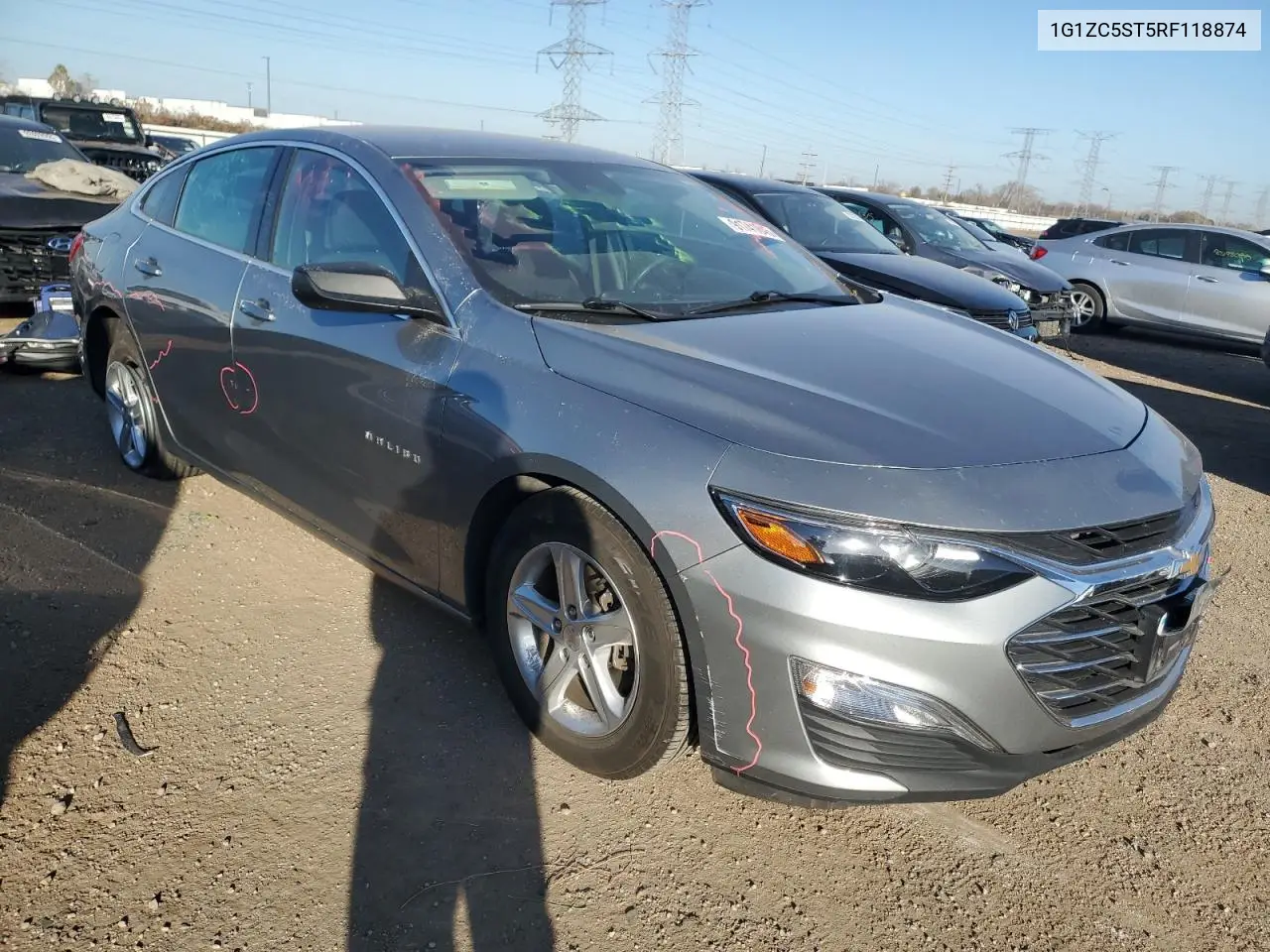 1G1ZC5ST5RF118874 2024 Chevrolet Malibu Ls