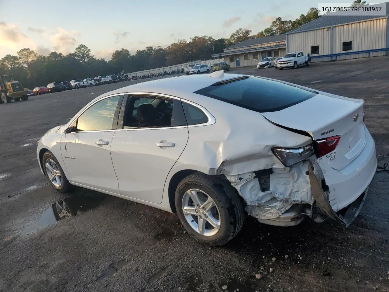 1G1ZD5ST7RF108957 2024 Chevrolet Malibu Lt