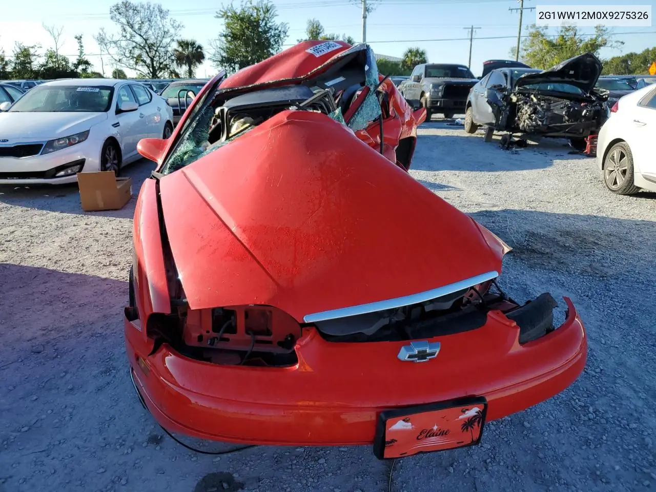 2G1WW12M0X9275326 1999 Chevrolet Monte Carlo Ls