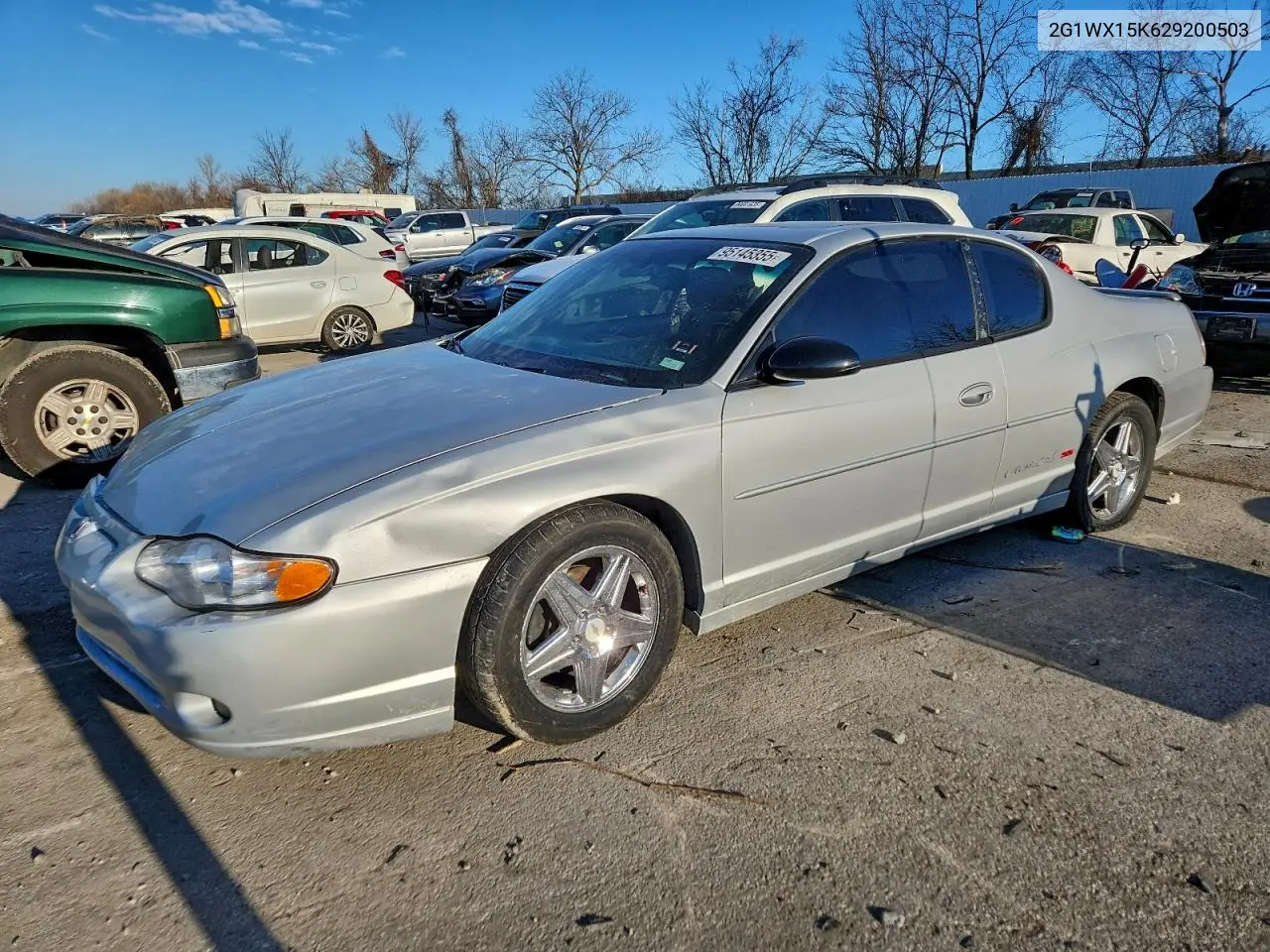 2G1WX15K629200503 2002 Chevrolet Monte Carlo Ss