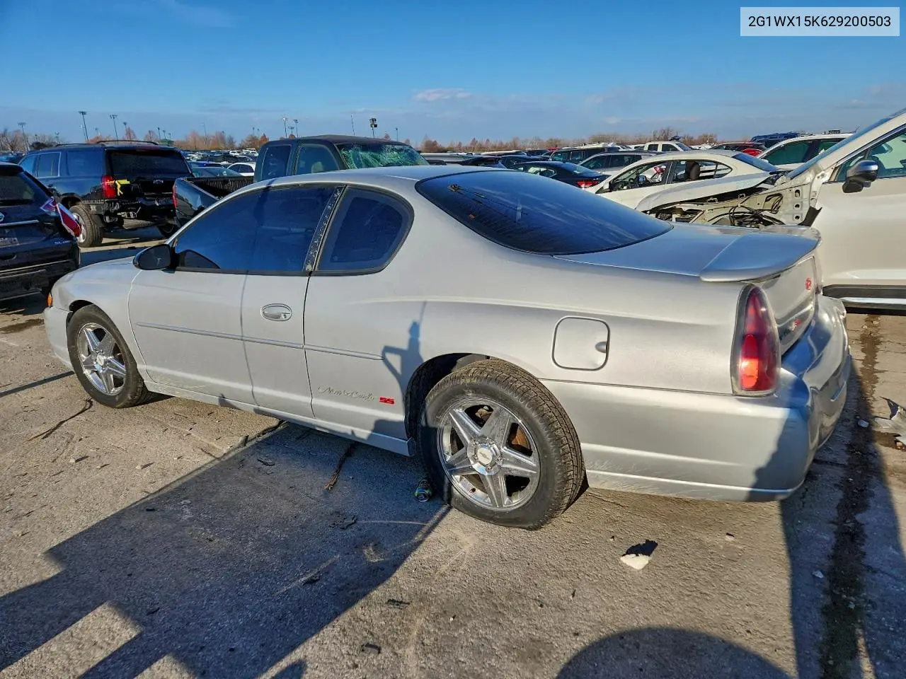 2G1WX15K629200503 2002 Chevrolet Monte Carlo Ss