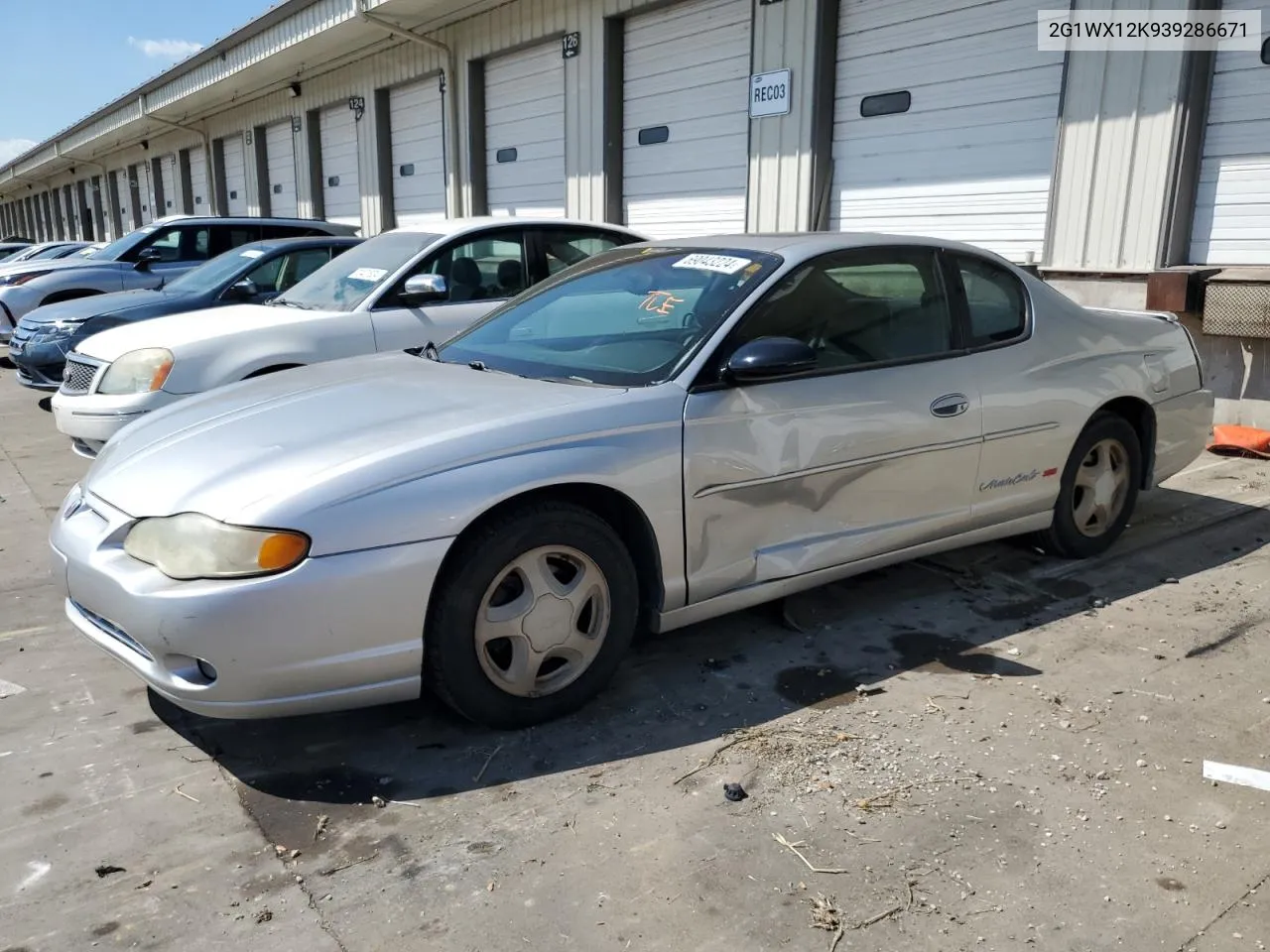 2G1WX12K939286671 2003 Chevrolet Monte Carlo Ss