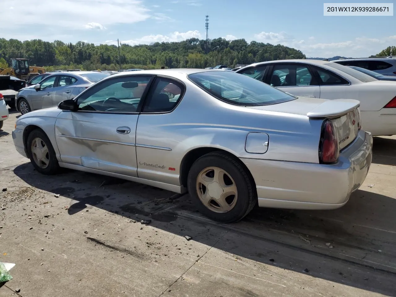 2G1WX12K939286671 2003 Chevrolet Monte Carlo Ss