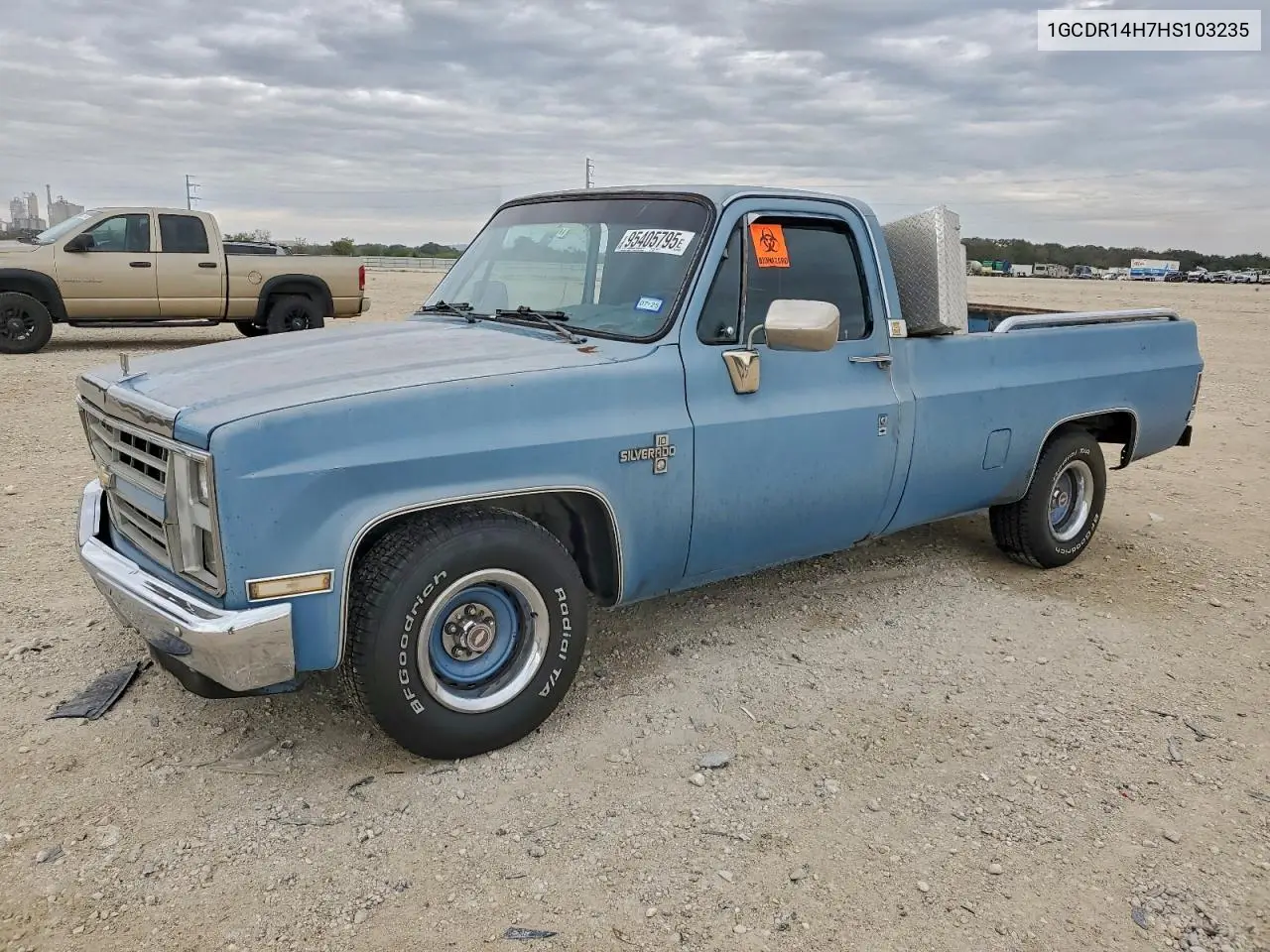 1GCDR14H7HS103235 1987 Chevrolet R10