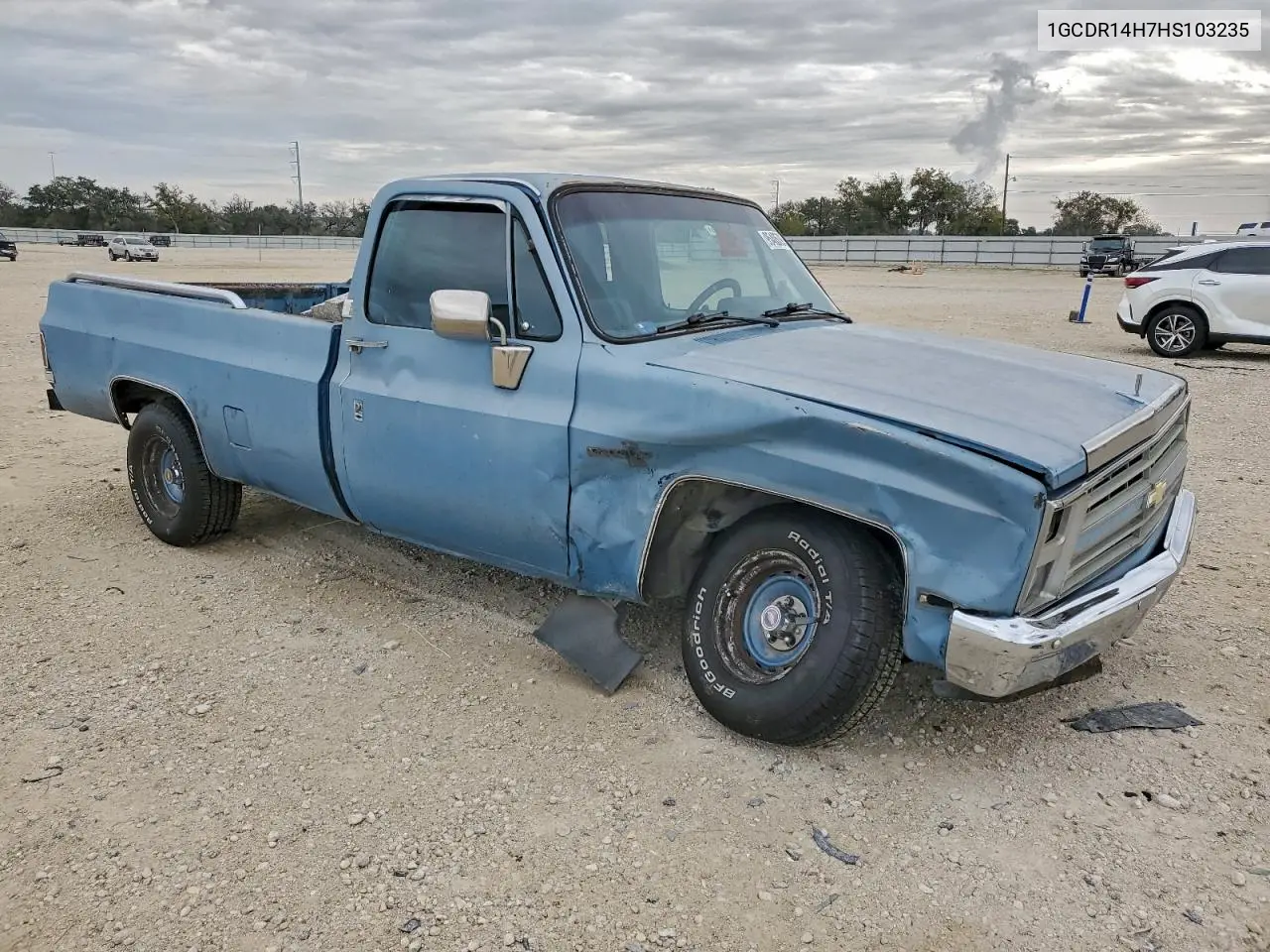 1GCDR14H7HS103235 1987 Chevrolet R10
