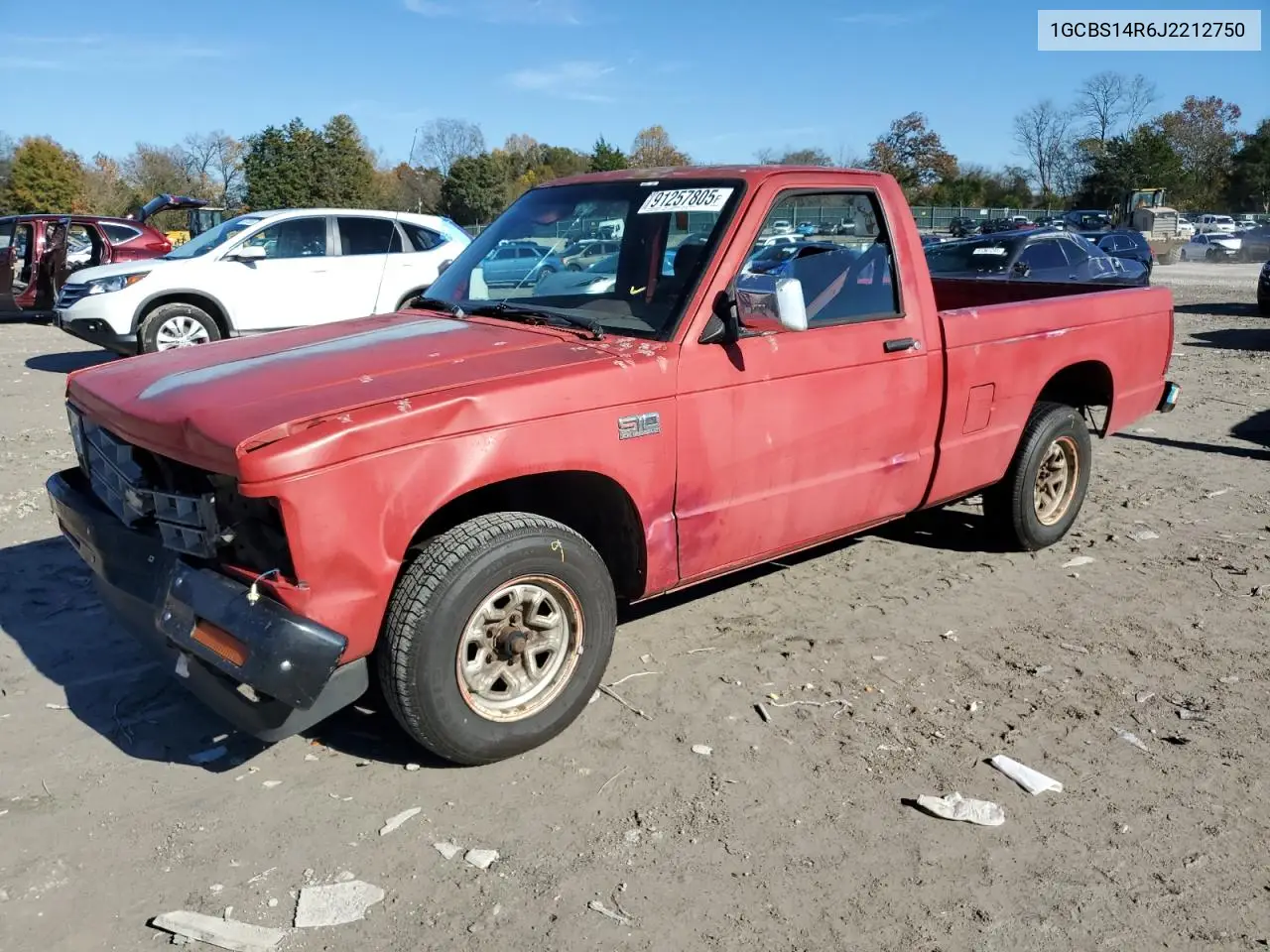 1GCBS14R6J2212750 1988 Chevrolet S Truck S10