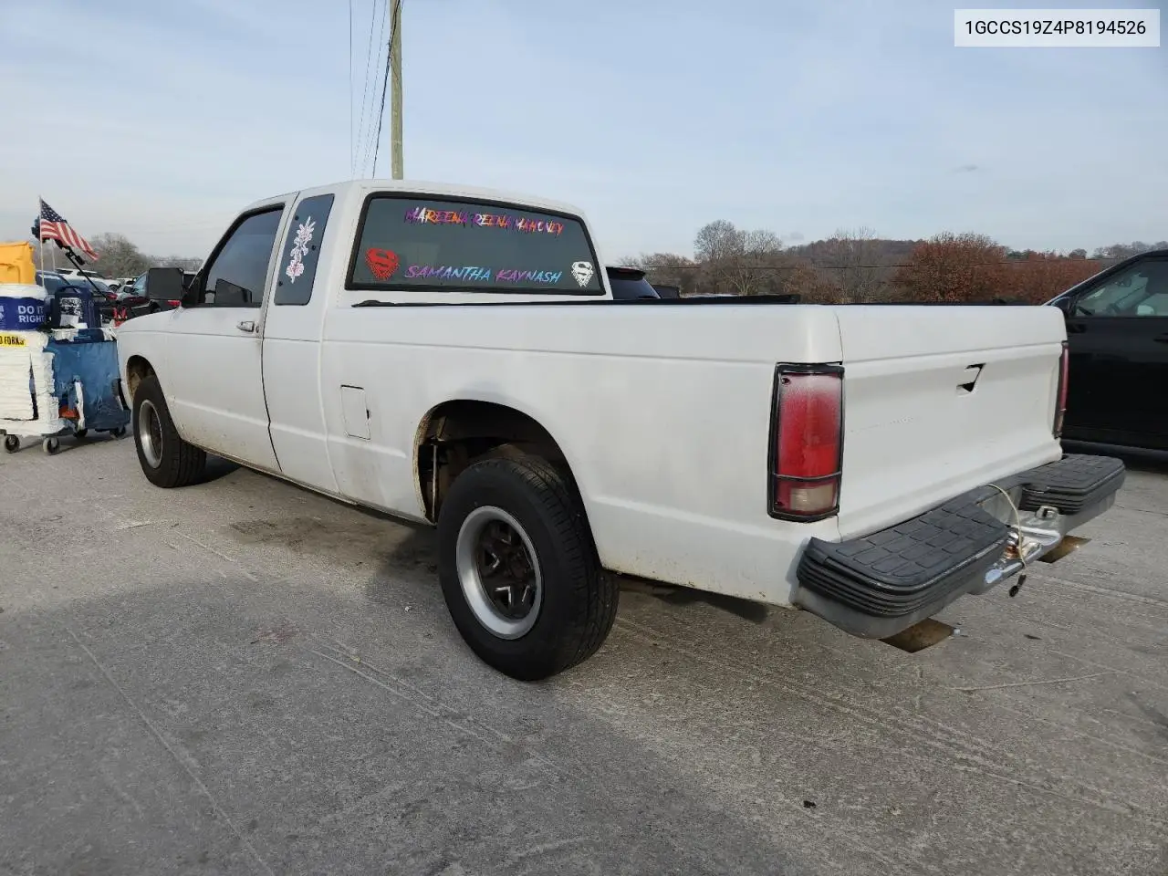 1GCCS19Z4P8194526 1993 Chevrolet S Truck S10