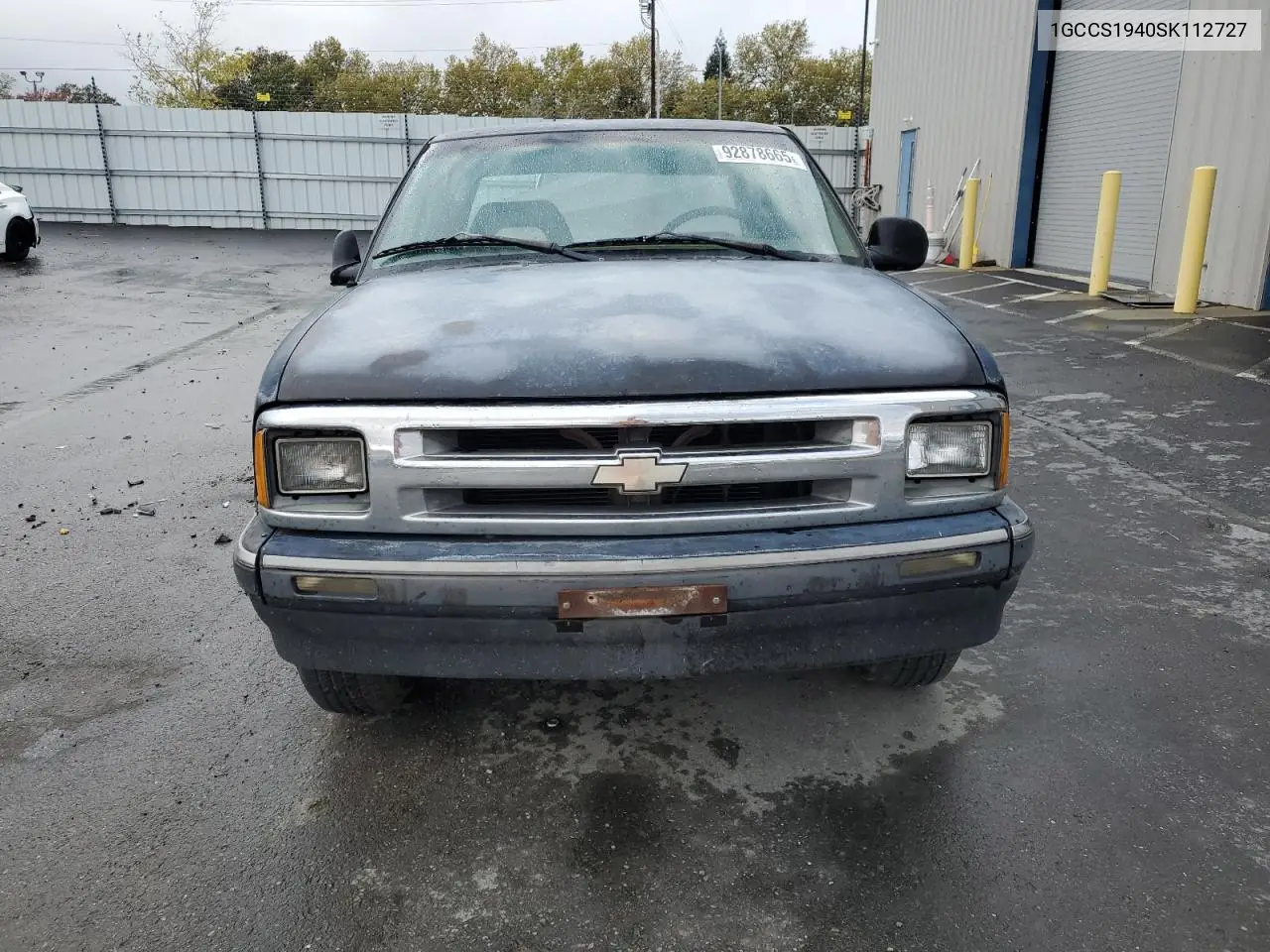 1GCCS1940SK112727 1995 Chevrolet S Truck S10