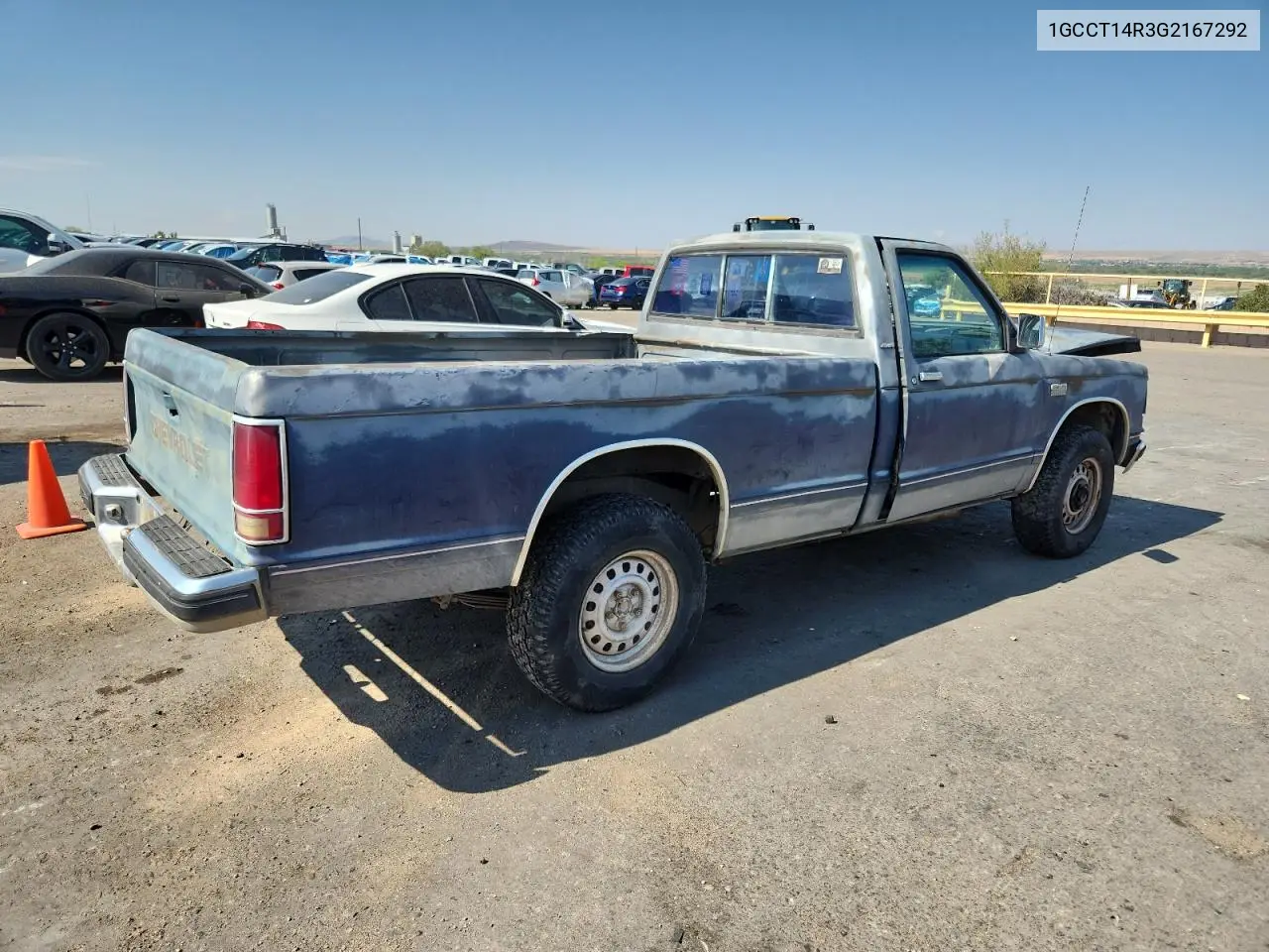 1GCCT14R3G2167292 1986 Chevrolet S Truck S10