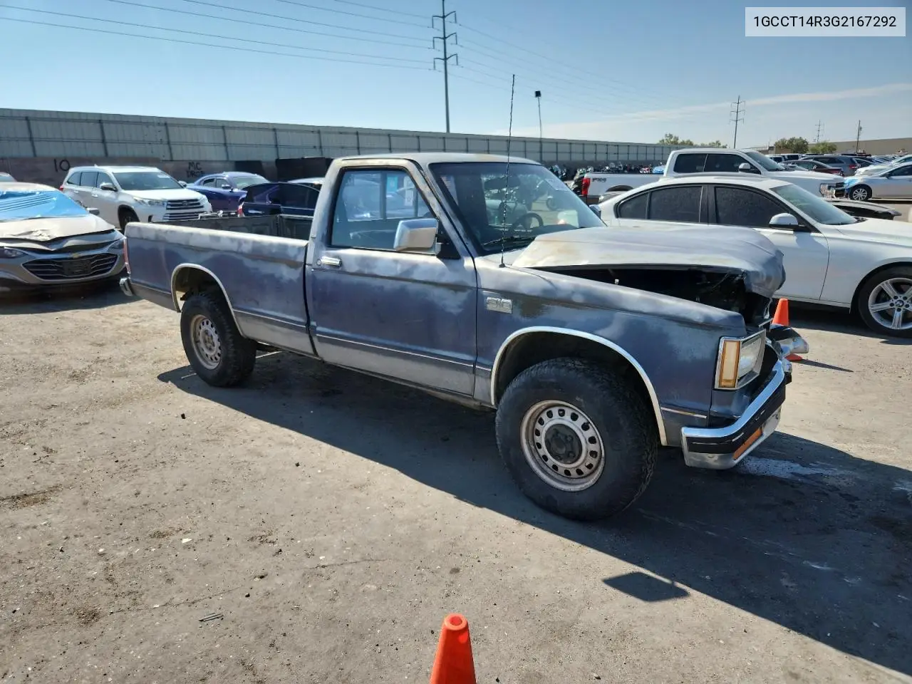 1GCCT14R3G2167292 1986 Chevrolet S Truck S10