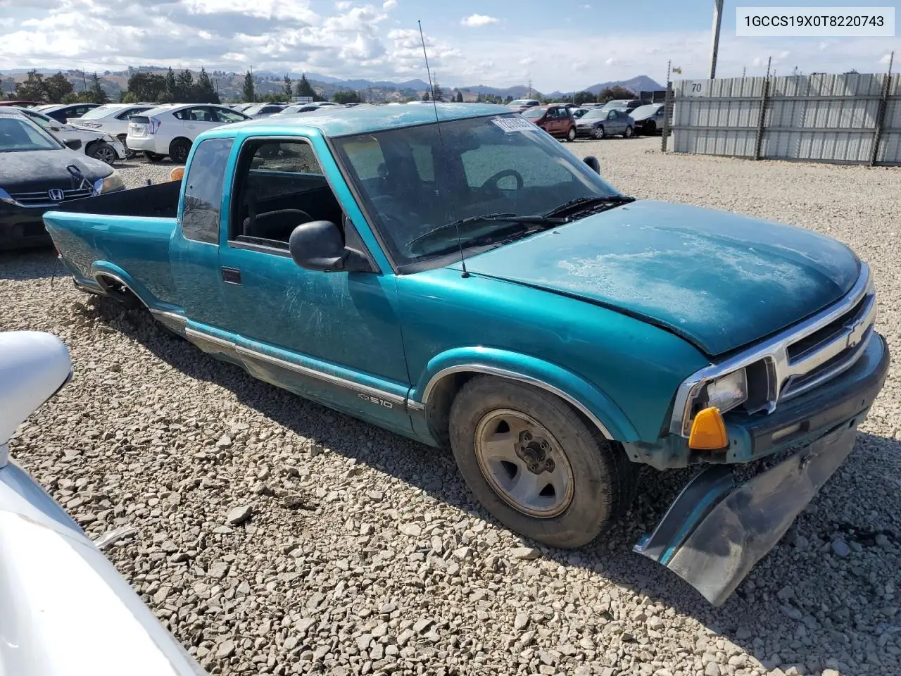 1GCCS19X0T8220743 1996 Chevrolet S Truck S10
