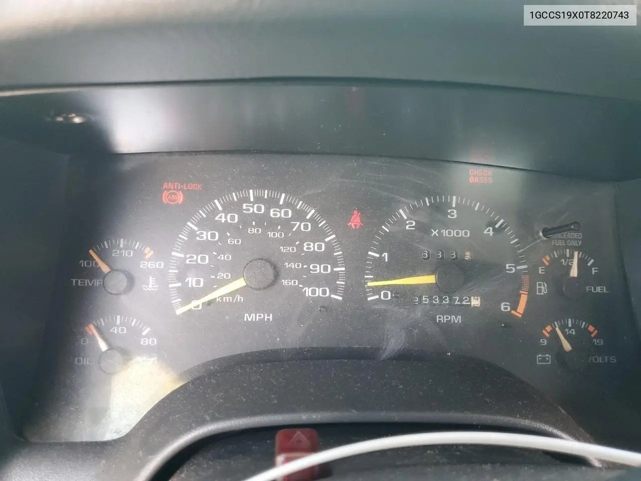 1GCCS19X0T8220743 1996 Chevrolet S Truck S10
