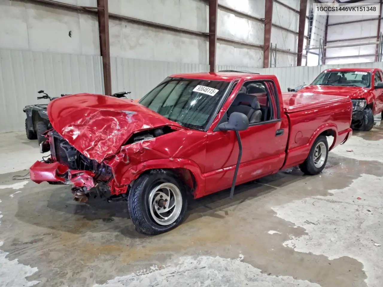 1997 Chevrolet S Truck S10 VIN: 1GCCS1446VK151348 Lot: 93646115