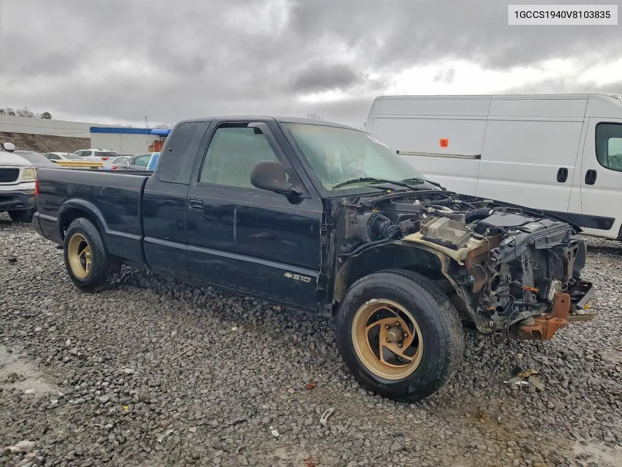 1997 Chevrolet S Truck S10 VIN: 1GCCS1940V8103835 Lot: 94231095