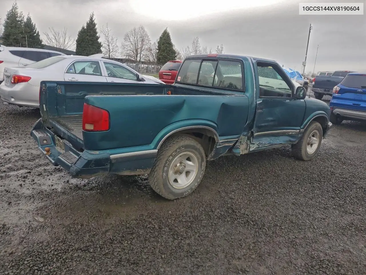 1GCCS144XV8190604 1997 Chevrolet S Truck S10