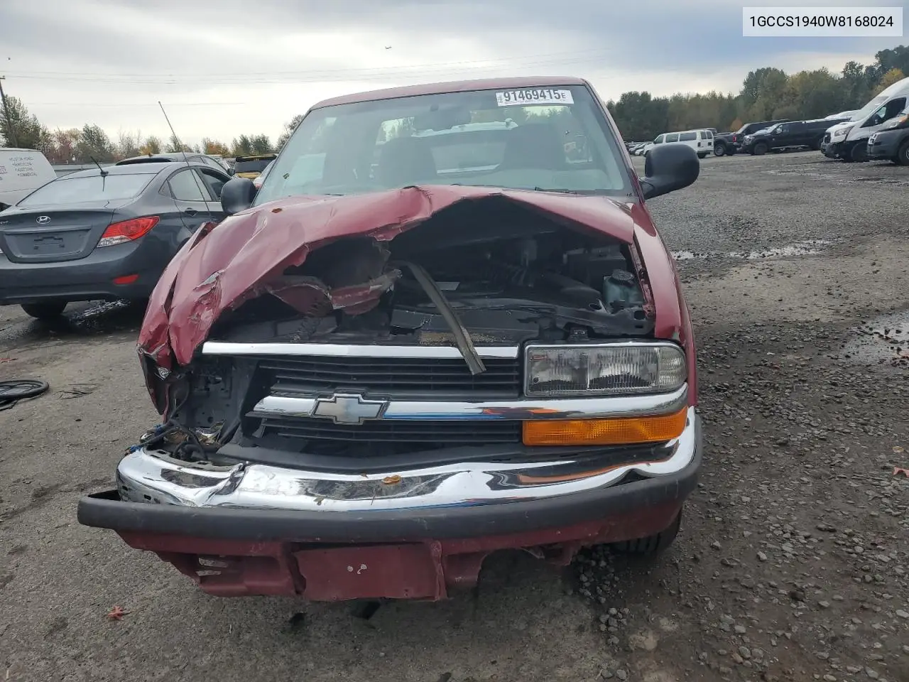 1GCCS1940W8168024 1998 Chevrolet S Truck S10