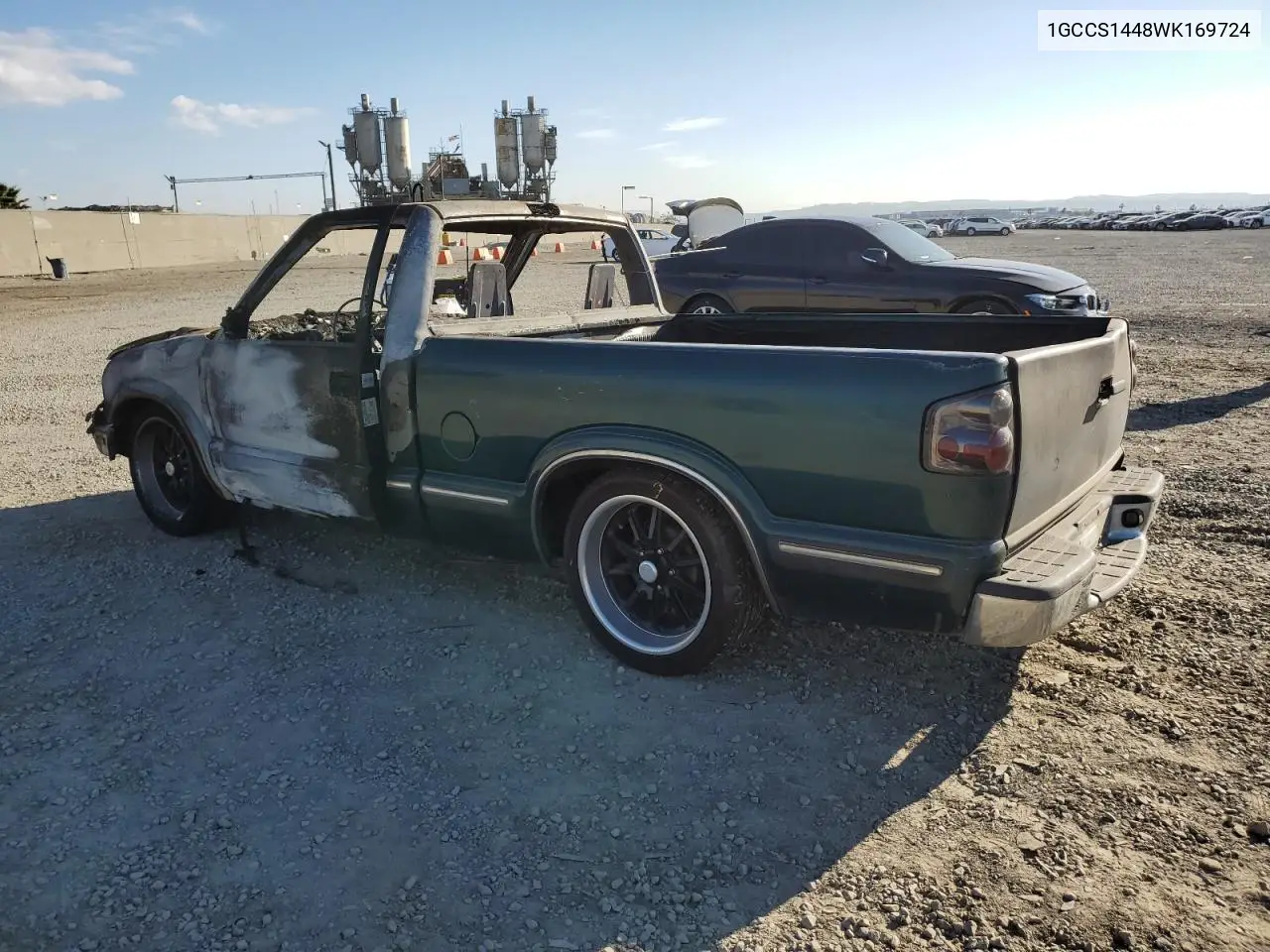 1GCCS1448WK169724 1998 Chevrolet S Truck S10