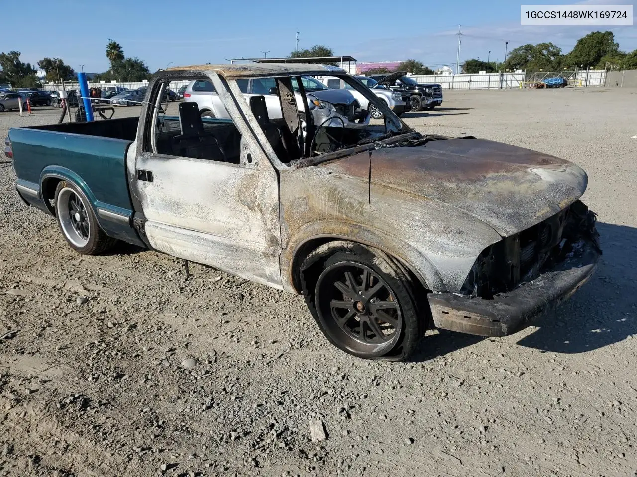 1GCCS1448WK169724 1998 Chevrolet S Truck S10