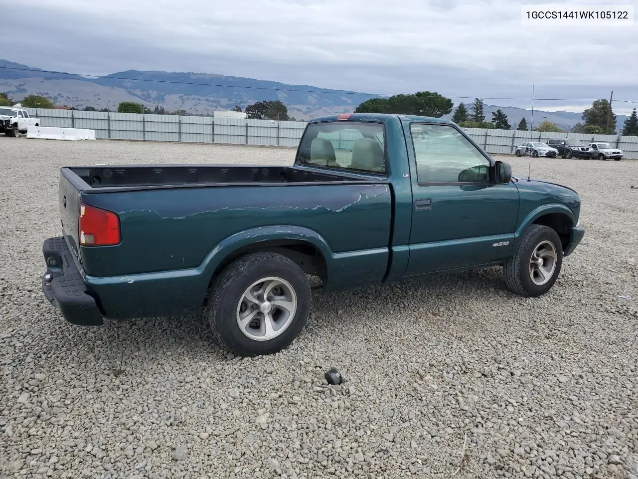 1GCCS1441WK105122 1998 Chevrolet S Truck S10