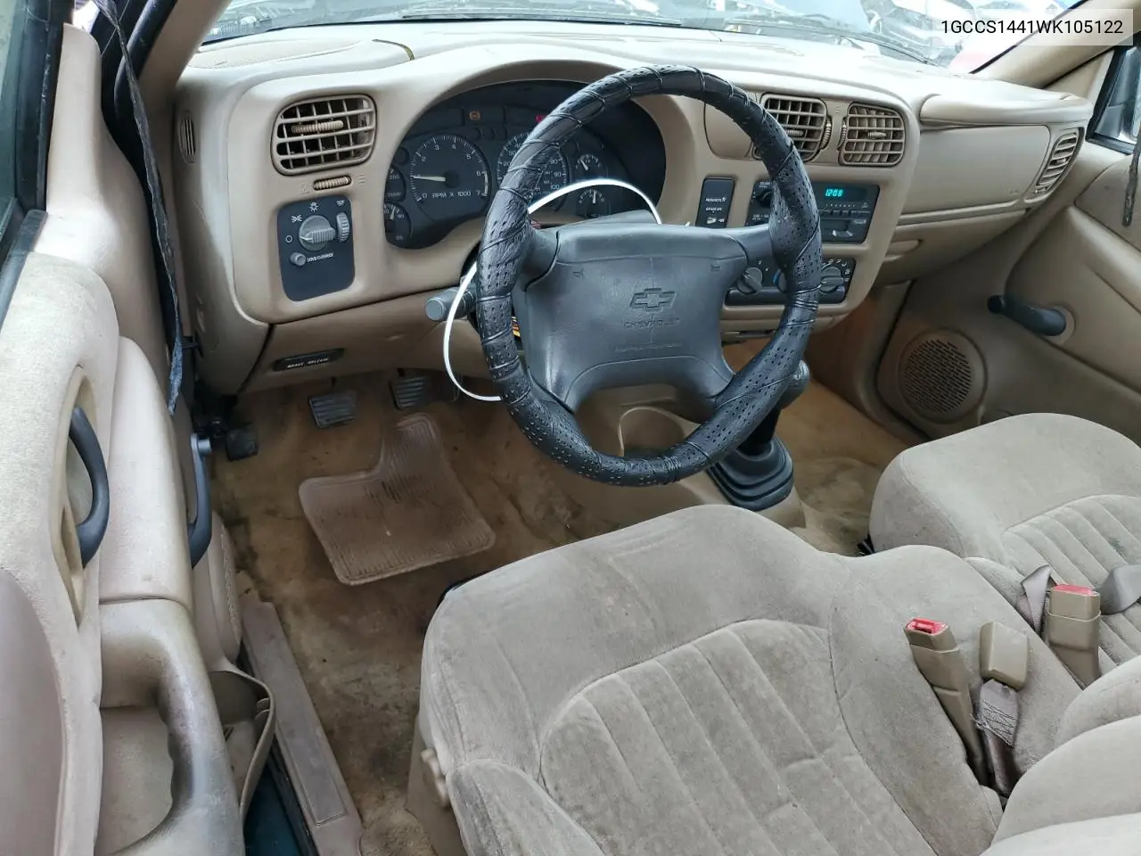 1GCCS1441WK105122 1998 Chevrolet S Truck S10