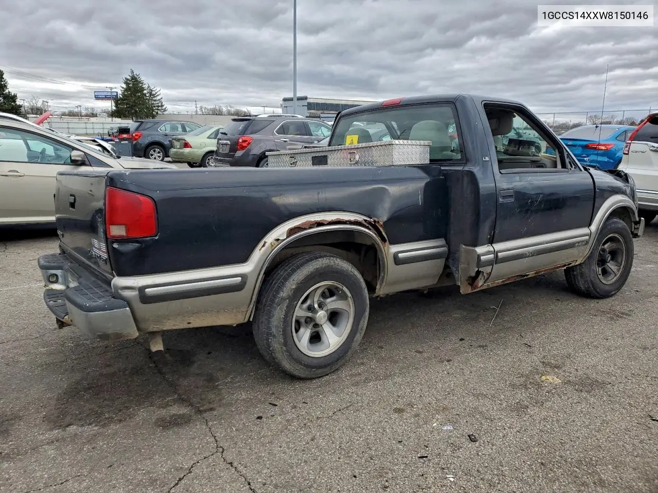 1GCCS14XXW8150146 1998 Chevrolet S Truck S10