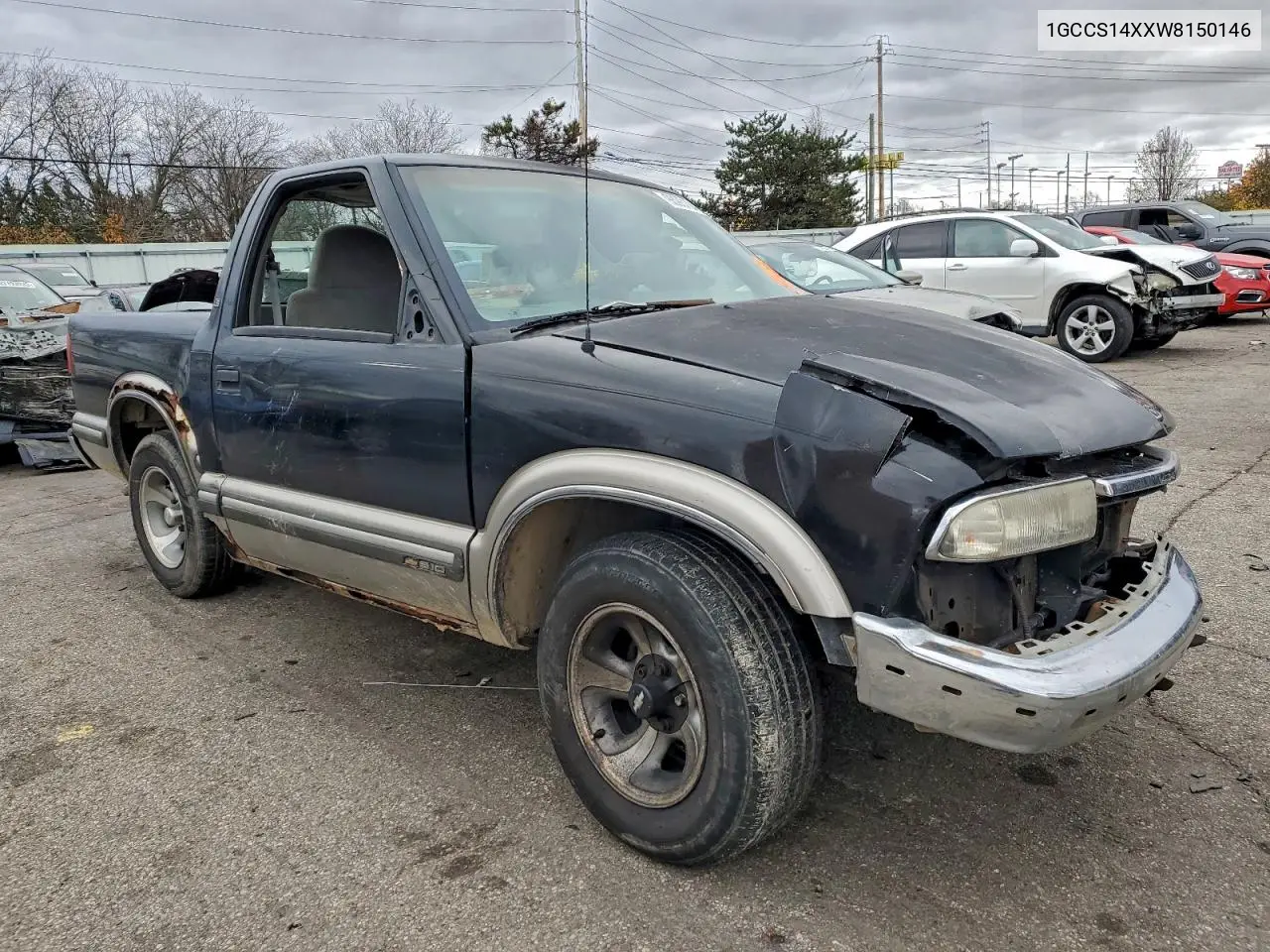 1GCCS14XXW8150146 1998 Chevrolet S Truck S10