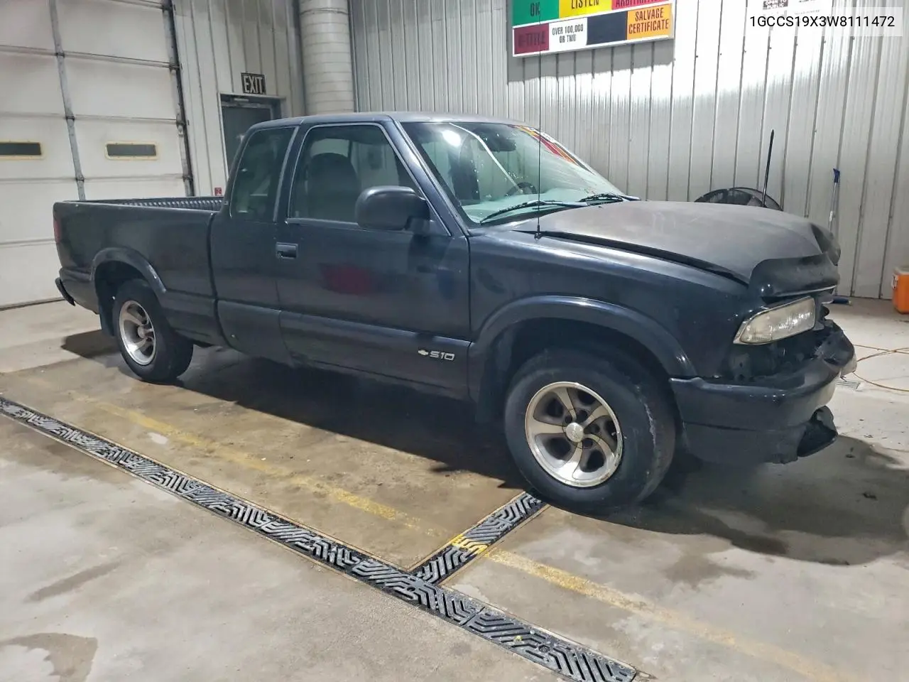 1GCCS19X3W8111472 1998 Chevrolet S Truck S10