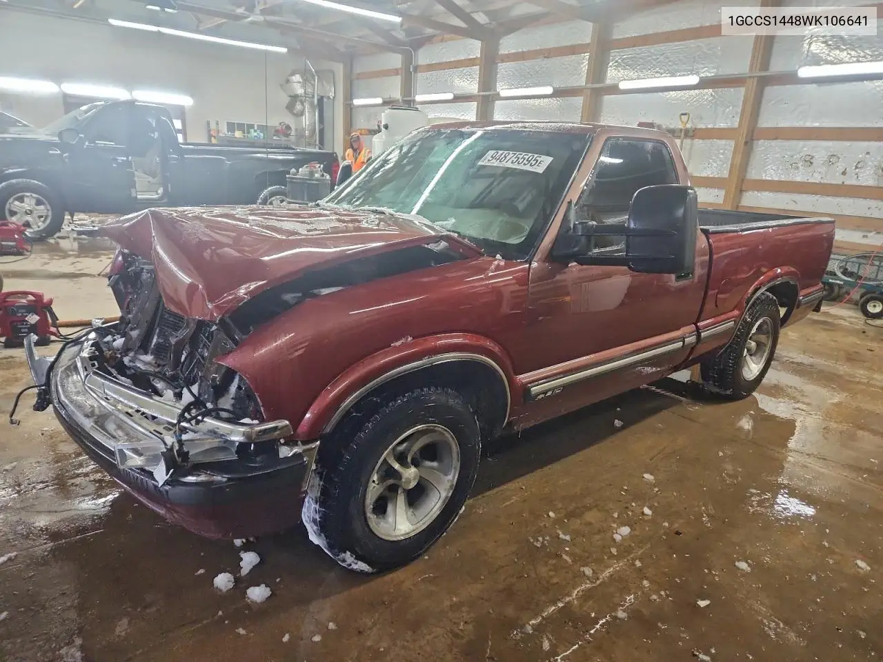 1998 Chevrolet S Truck S10 VIN: 1GCCS1448WK106641 Lot: 94875595
