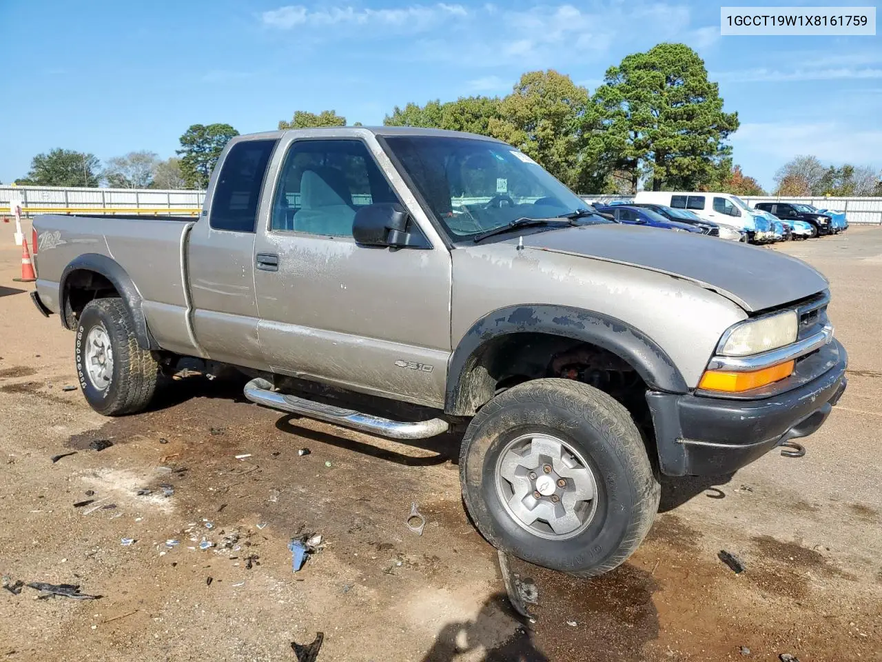 1GCCT19W1X8161759 1999 Chevrolet S Truck S10