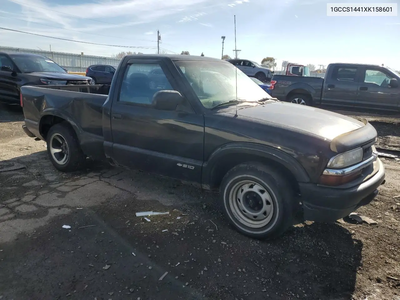 1999 Chevrolet S Truck S10 VIN: 1GCCS1441XK158601 Lot: 92303965