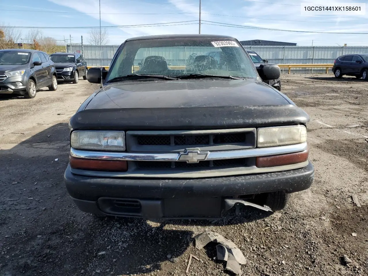 1999 Chevrolet S Truck S10 VIN: 1GCCS1441XK158601 Lot: 92303965