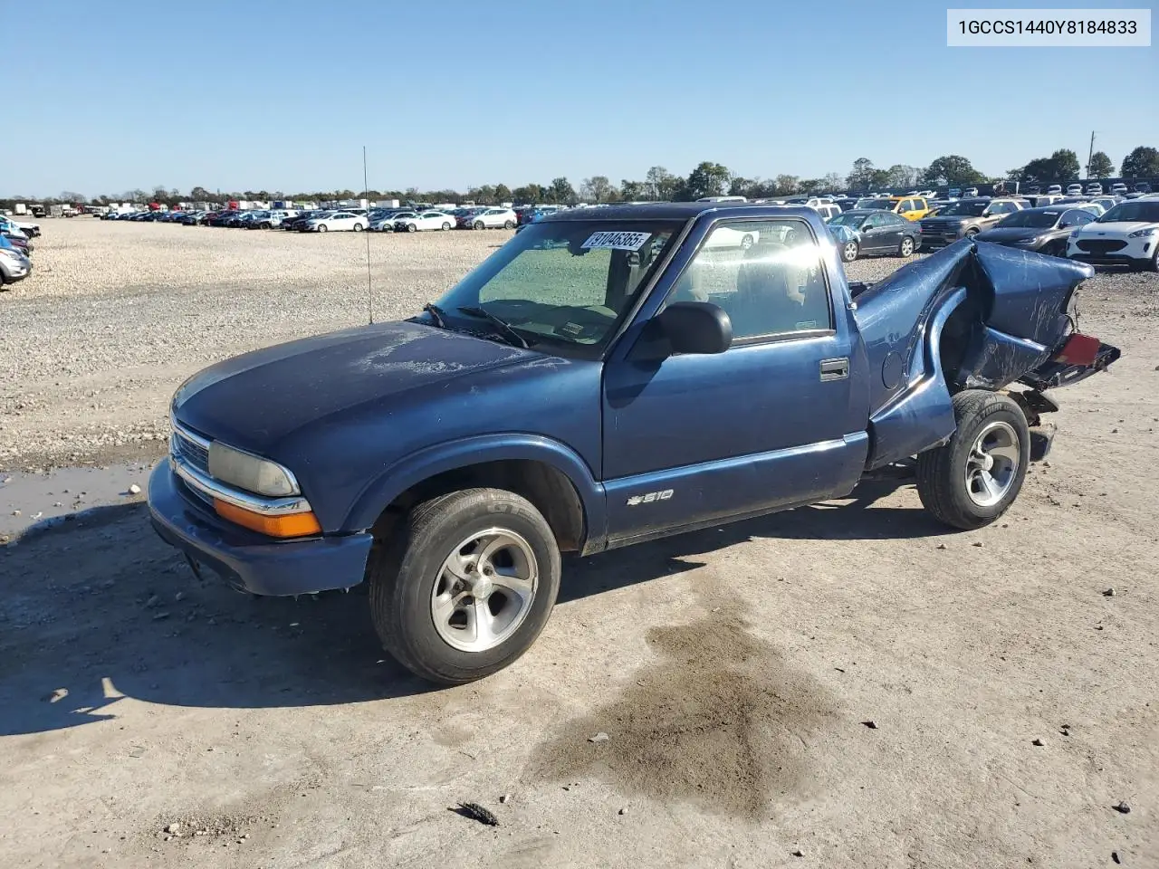 1GCCS1440Y8184833 2000 Chevrolet S Truck S10