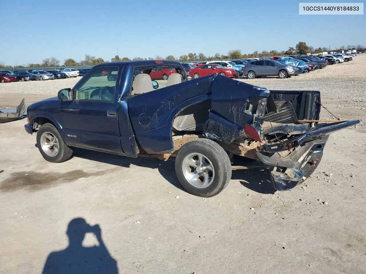 1GCCS1440Y8184833 2000 Chevrolet S Truck S10