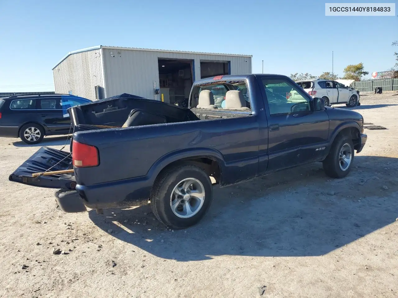 1GCCS1440Y8184833 2000 Chevrolet S Truck S10