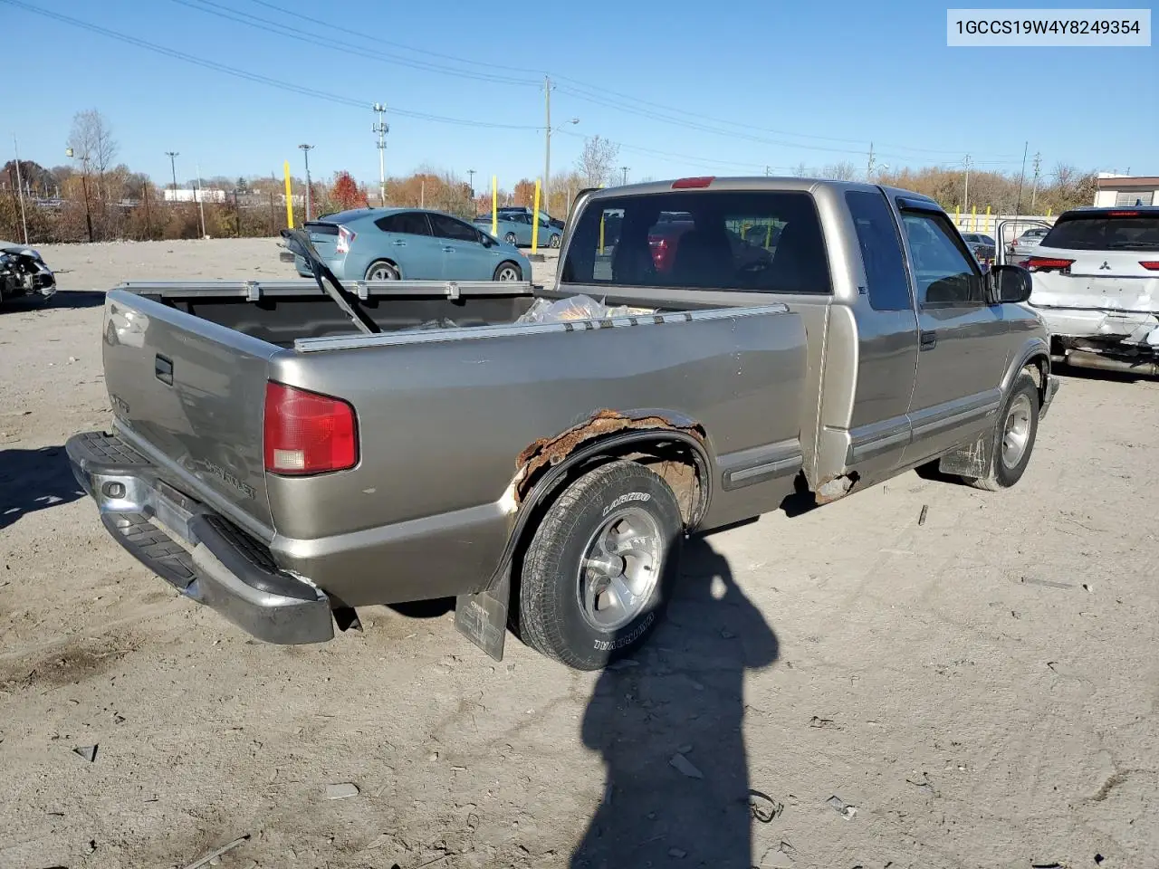 1GCCS19W4Y8249354 2000 Chevrolet S Truck S10