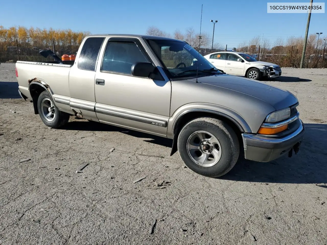 1GCCS19W4Y8249354 2000 Chevrolet S Truck S10