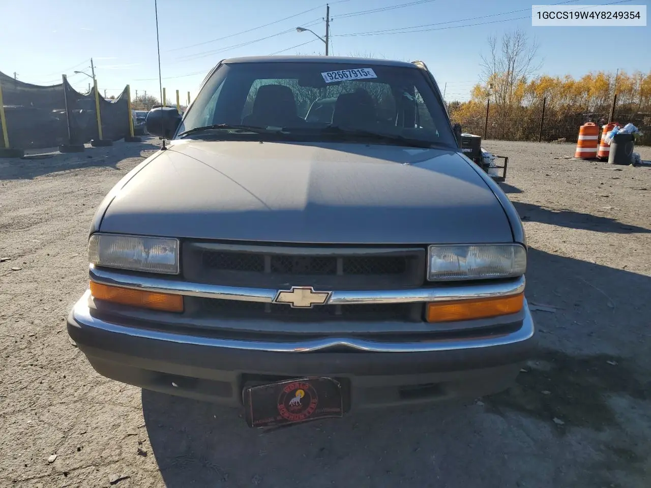 1GCCS19W4Y8249354 2000 Chevrolet S Truck S10