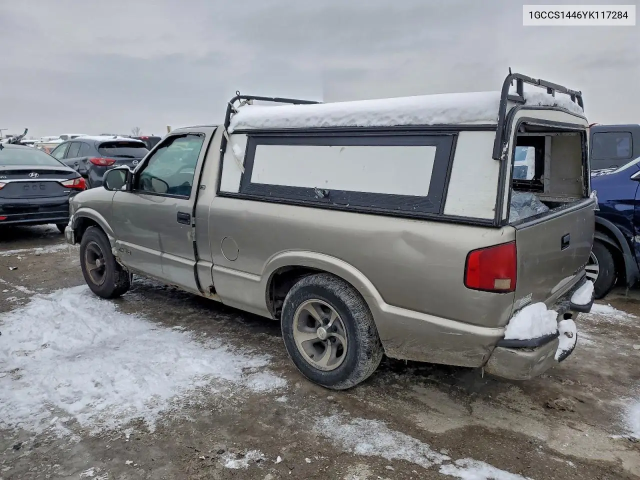 2000 Chevrolet S Truck S10 VIN: 1GCCS1446YK117284 Lot: 94580985