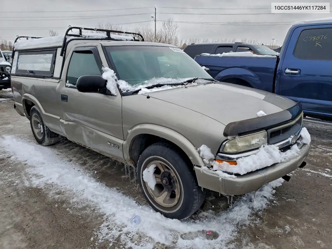 2000 Chevrolet S Truck S10 VIN: 1GCCS1446YK117284 Lot: 94580985