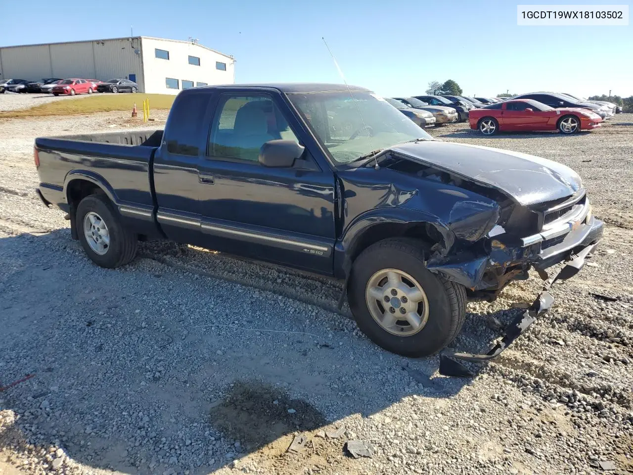 1GCDT19WX18103502 2001 Chevrolet S Truck S10