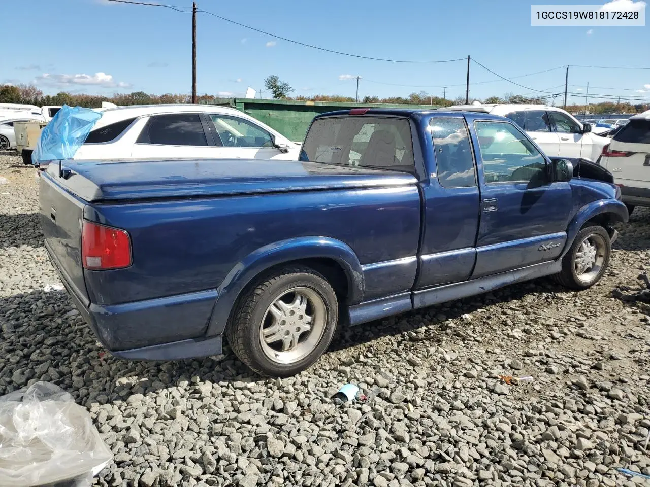 1GCCS19W818172428 2001 Chevrolet S Truck S10