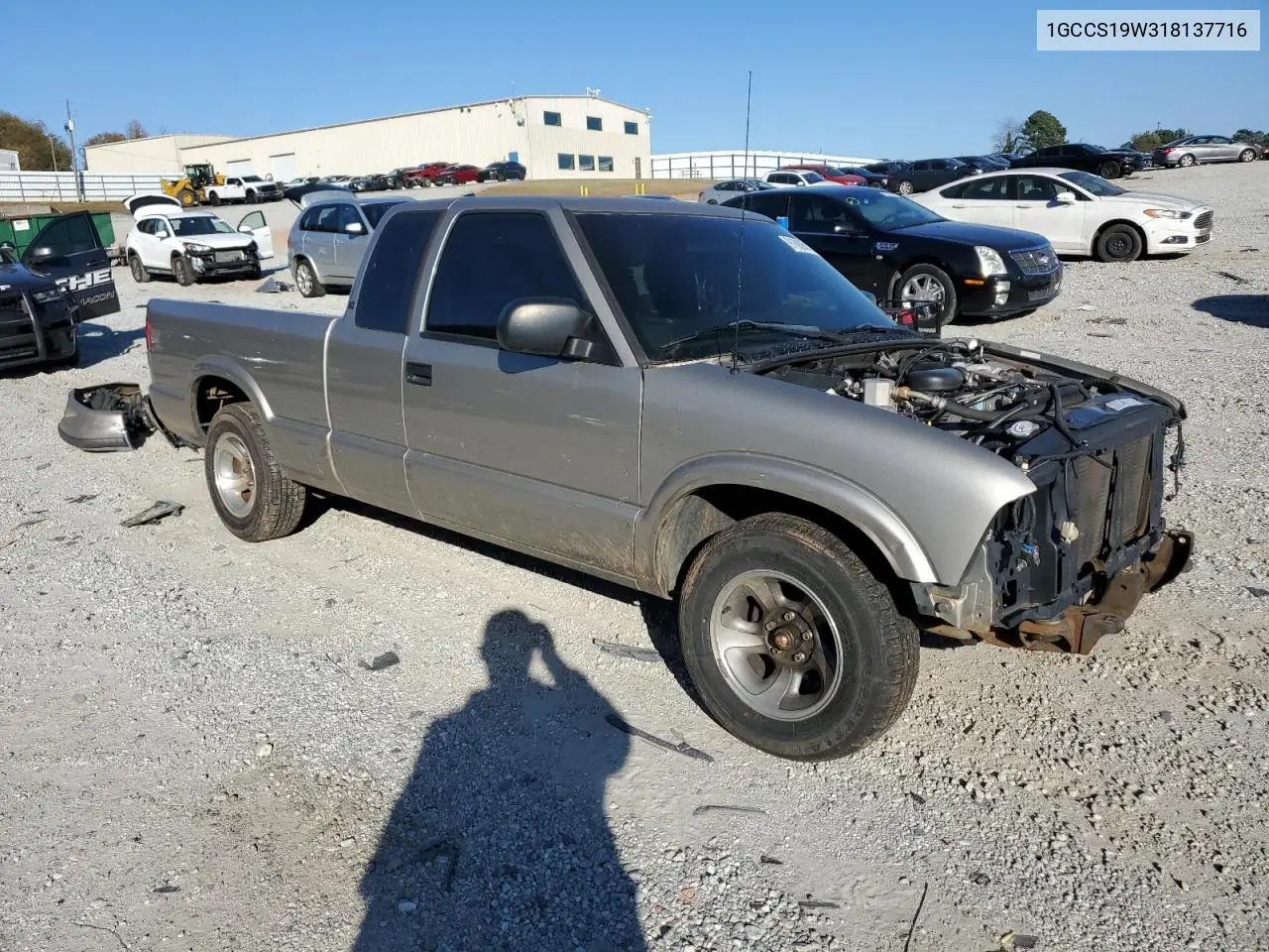 1GCCS19W318137716 2001 Chevrolet S Truck S10
