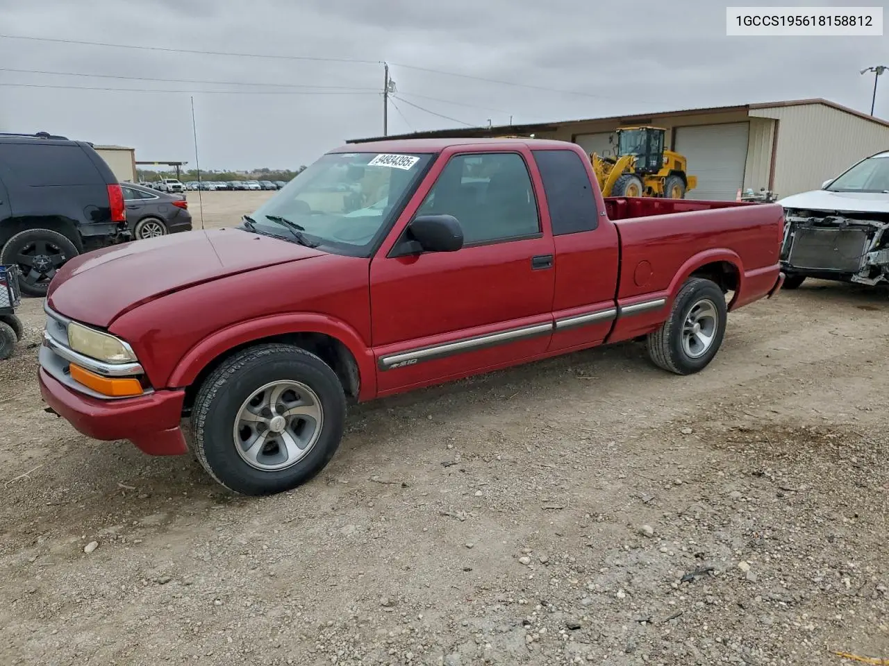 1GCCS195618158812 2001 Chevrolet S Truck S10
