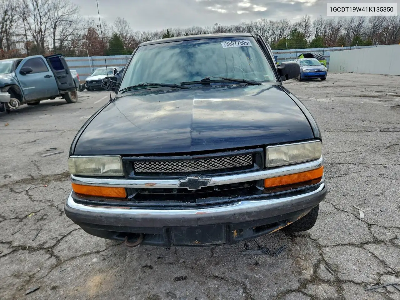 1GCDT19W41K135350 2001 Chevrolet S Truck S10